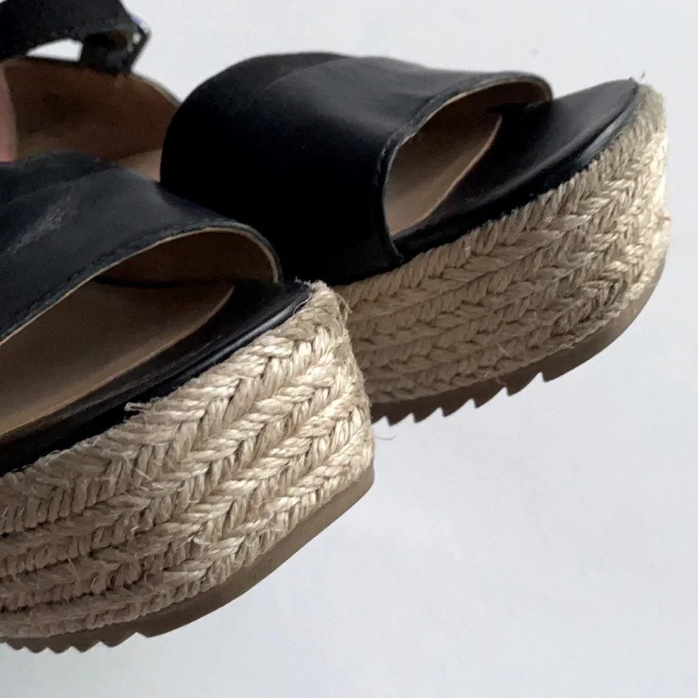 Naturalizer Opal Black‎ Espadrilles Sandals Women's, Size 6M